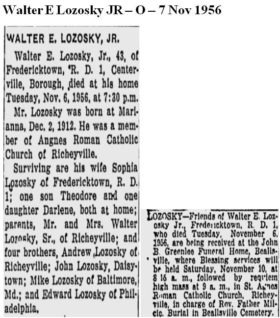 Walter E. Lozosky